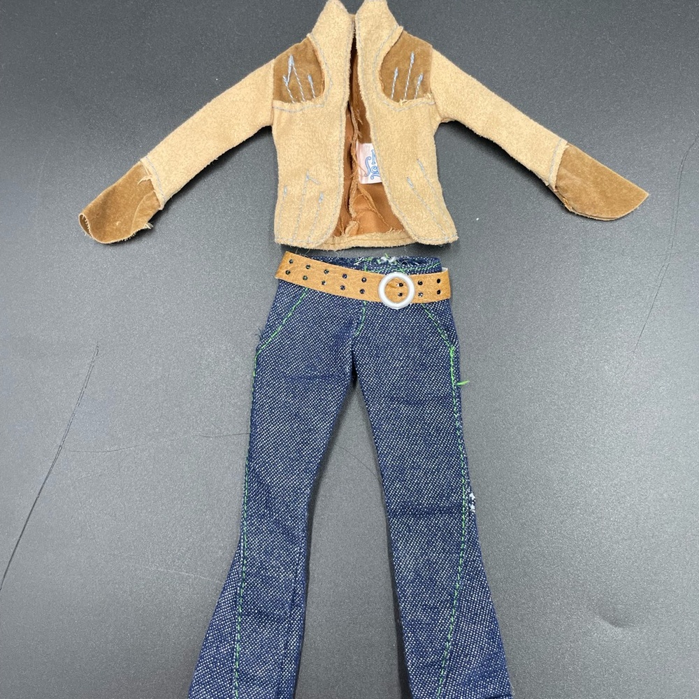 Barbie pants with MyScene brown and tan jacket
